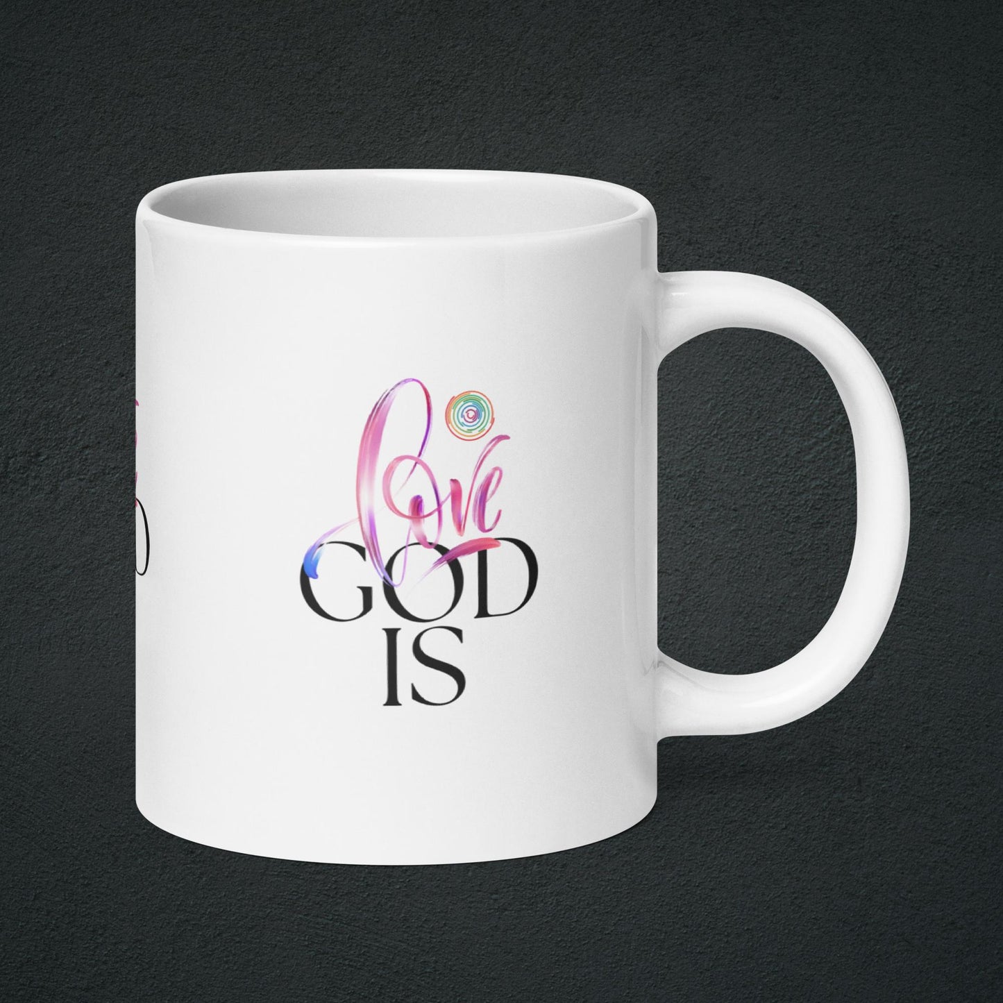 Signature White - "God is Love"